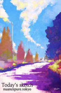 今日のスケッチ。
「白い道。」No.A_16418
真っ白な小道と対をなす白い雲の道。

https://illustrators.jp/profile.php?id=2022&mode=works02&code=0

 #イラ通 #風景イラスト #道路 #森 #sketch #art #painting #drawing #Croquis #art #road